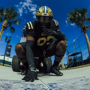 G3® Pro Padded Football Gloves Black