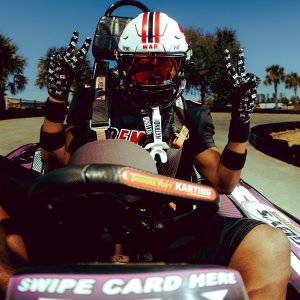 VZR3® Football Visor Clear Red