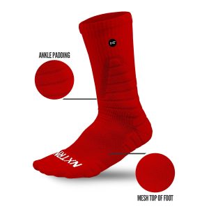 Crew Socks Red (3-Pairs)