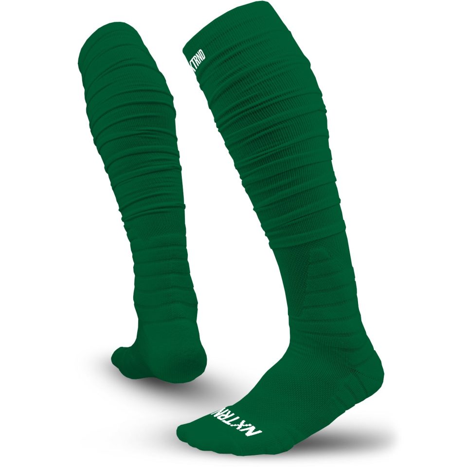 XTD® Scrunch Football Socks Green