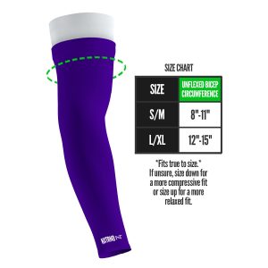 Double Arm Sleeves Purple (1 Pair)