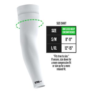 Double Arm Sleeves White (1 Pair)