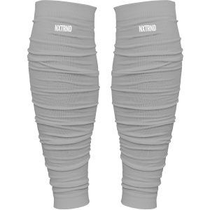 Scrunch Football Leg Sleeves Light Grey