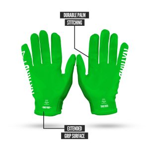 G1® Youth Football Gloves Green