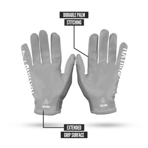 G1® Youth Football Gloves Grey