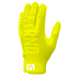 G1® Youth Football Gloves Neon Yellow