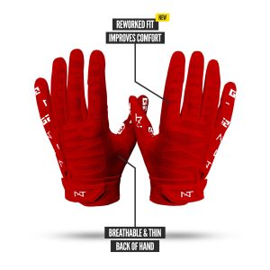 G2® Pro Football Gloves Red