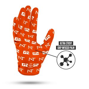 G2® Pro Football Gloves Orange