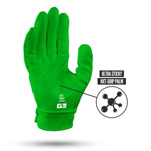 G3® Pro Padded Football Gloves Green
