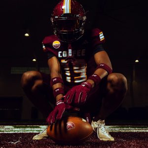 G3® Pro Padded Football Gloves Maroon