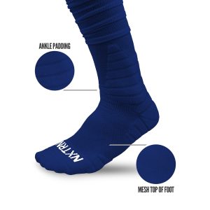 XTD® Scrunch Football Socks Navy Blue