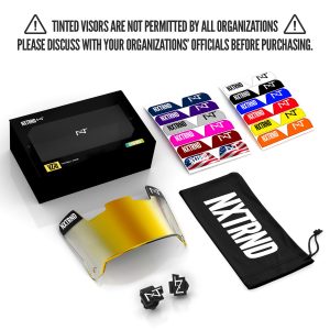 VZR1® Football Visor Clear Gold