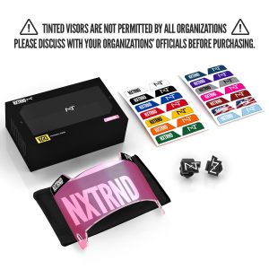 VZR3® Football Visor Clear Pink