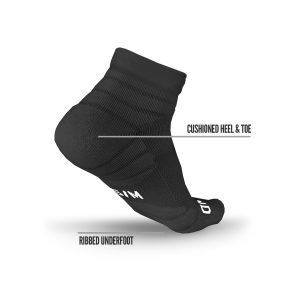 Quarter Socks Black (3-Pairs)