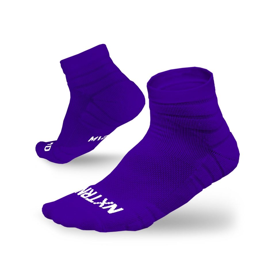 Quarter Socks Purple (3-Pairs)