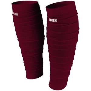 Scrunch Football Leg Sleeves Maroon