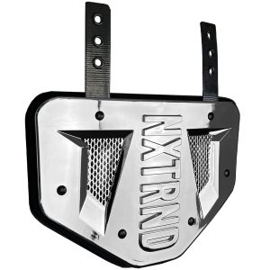 B-PLATE® Football Back Plate Silver