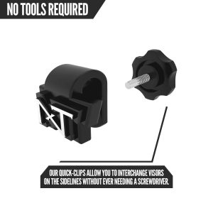 VZR1® Football Visor Black