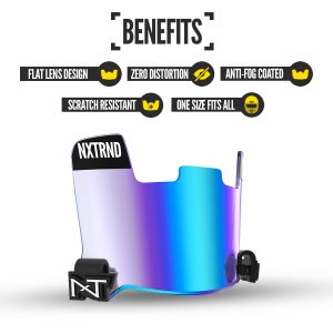 VZR1® Football Visor Clear Blue