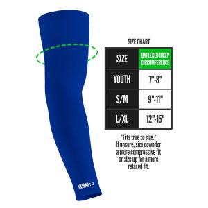 AirTek Arm Sleeves Blue (1 Pair)