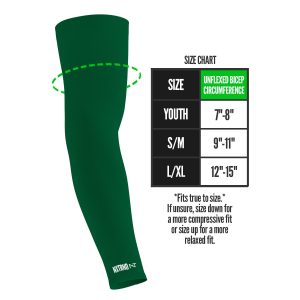 AirTek Arm Sleeves Dark Green (1 Pair)