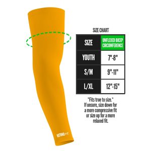 AirTek Arm Sleeves Yellow (1 Pair)