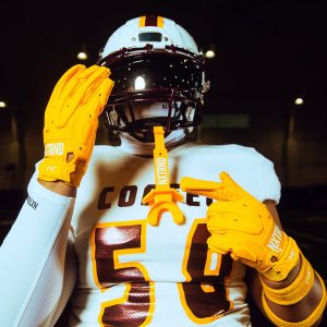 G3® Pro Padded Football Gloves Yellow