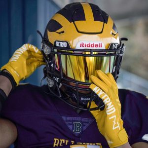 VZR1® Football Visor Gold